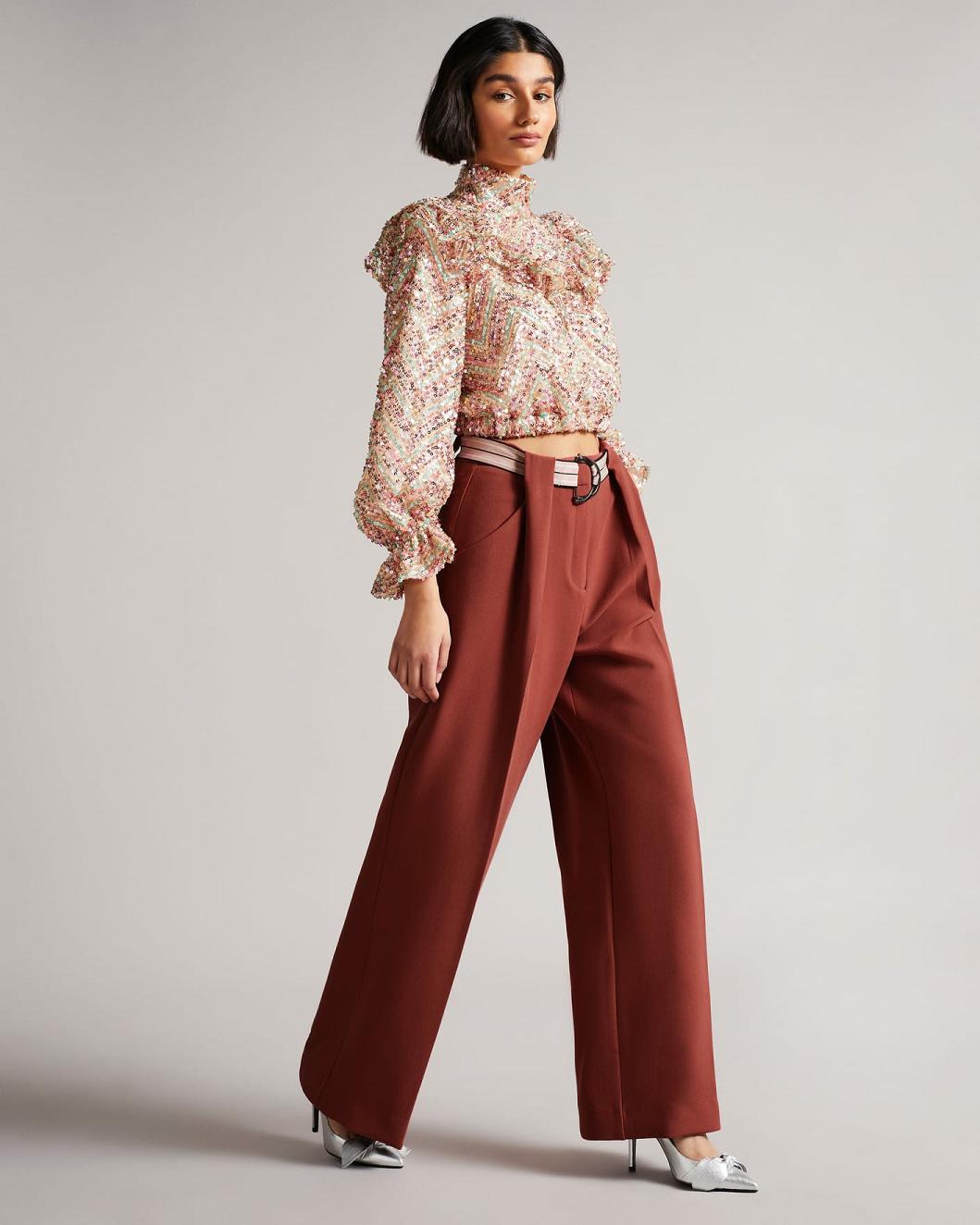 Ted Baker Conces Clothing South Africa - Women Pants Brown